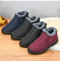 Botas De Invierno Impermeables Para Hombres Y Mujeres Con Peluche Grueso Suela Gruesa Botines De Nieve Calientes Para Parejas Zapatos De Exterior Con Lining De Plush - details 14