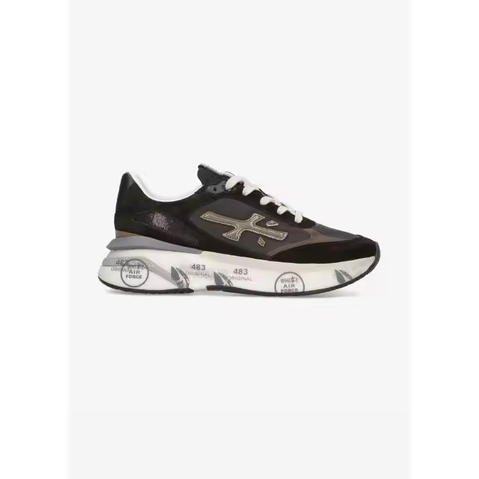 PMT. Zapatillas MOERUND negras logo cobre CNEGROT39 - 1