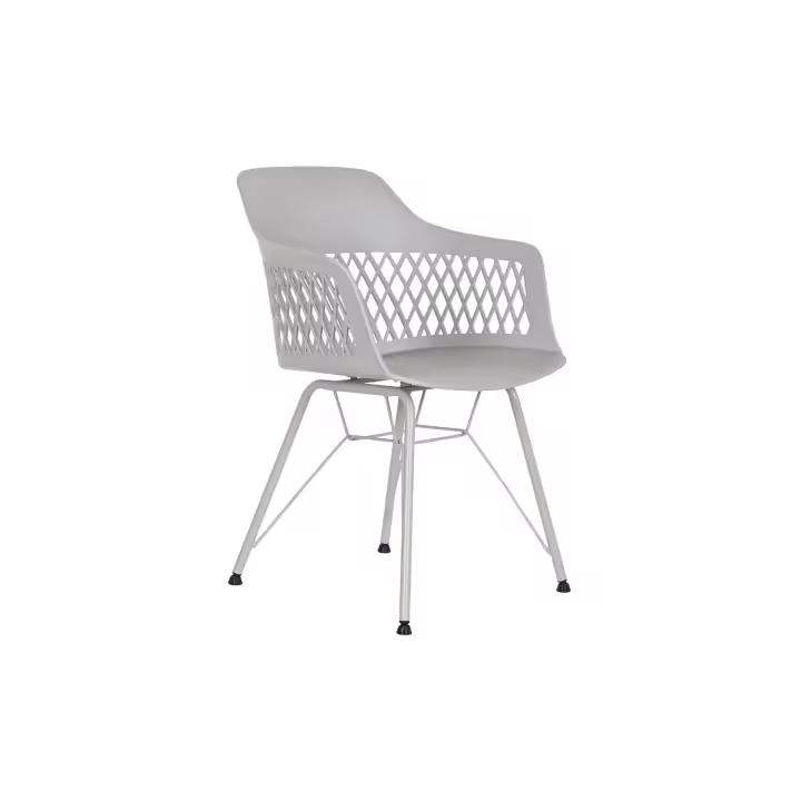 SILLA PP METAL 57X57X80,5 GRIS CLARO FIJALO MB202797 - 1