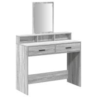 Mesa de tocador vidaXL con cajones Gris Sonoma 100x41x140 cm - details 1
