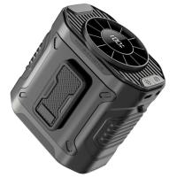 Ventilador de Caja portátil de 100, potente ventilador de cinturón con clip de flujo de Aire, ventilador de Cuello recargable para trabajo en Aire Libre Camping de Pesca - details 0
