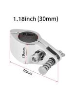Juego De 1 Pieza De Abrazadera De Tubo 30MM Con Pino Largo Para Barco Bimini Top Jaw Slide Acero Inoxidable 316 Calidad Marítima Herramienta De Fijación - details 0