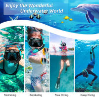 Máscara De Snorkel Profesional JSJM Gafas De Natación Y Tubo Incluidos Conjunto Para Natación Y Diversión Unisex Adulto - details 3