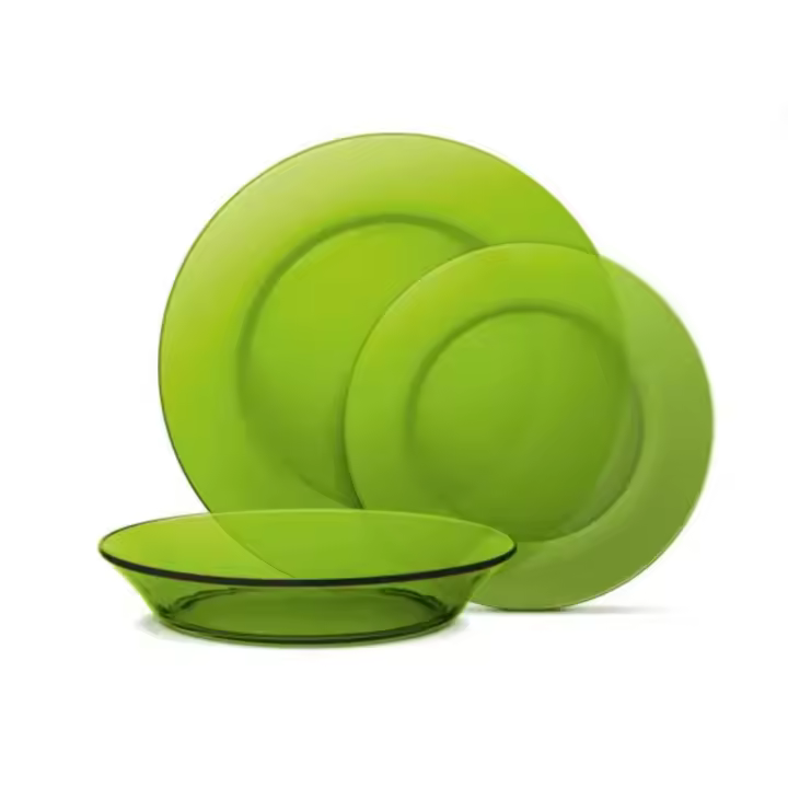 Amymark - Set de Vajilla Duralex® Lys Verde (12 Piezas) - 1