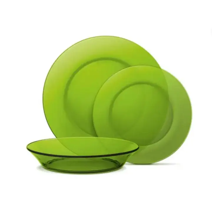 Amymark - Set de Vajilla Duralex® Lys Verde (12 Piezas) - 1