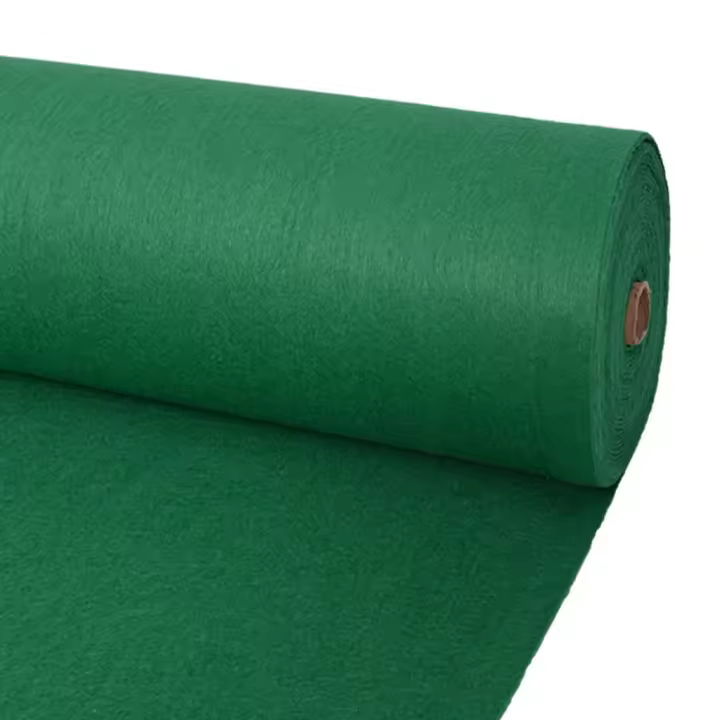 vidaXL Alfombra para eventos lisa verde 1,2x12 m - 1