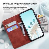 Funda De Cuero Para Samsung Galaxy J6+ J4+ J6 2018 J7 J5 J3 2016 2017 Estilo Clásico Con Soporte De Tarjetas Y Monedero Protector Anti-Scratch Magnético - details 6