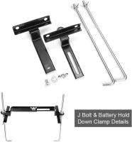 Soporte De Batería Para Coche Universal Montaje En Ranura Accesorio De Almacenamiento Para Batería De SUV Y Automóviles - details 5