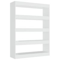 vidaXL Estantería/divisor de espacios 100x30x135 cm Blanco, Negro, Roble Sonoma Mueble Almacenaje Estantería para Oficina, Estudio, Dormitorio Estantería/Librería/ mueble de Almacenamiento - details 0