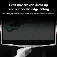 Protector De Pantalla Para Tesla Model 3 Y Highland Marco De Silicona Cubierta Del Body Para Control Central Accesorios De Coche - details 7