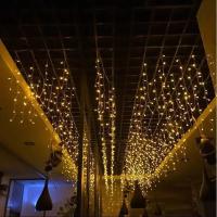 Luces De Cadena De Icicles LED Para Navidad Guirnalda De Jardín Decorativa Exterior Iluminación De Calle 0.6m Cascada De Agua - details 6