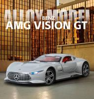 Modelo De Coche De Aleación Simulación 1/24 Benz AMG Vision GT Juguete Metálico Para Colección Regalo De Cumpleaños Para Niños Decoración Para El Hogar - details 0