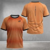 Camiseta De Deporte De Tenis Para Hombre Verano 2025 Manga Corta Transpirable Secado Rápido Estilo Fitness Moda Deportiva - details 12