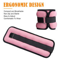 Pareja De Pesas Para Tobillo Y Muñeca Ajustables Para Hombres Y Mujeres 0.25kg/0.5kg Cada Paquete Pesas Para Fitness Con Correa De Neopreno - details 5