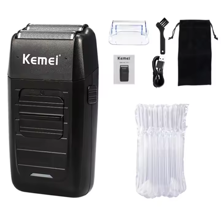 Kit De Peluquería Para Hombres Kemei KM-2290 KM-2293 KM-1102 Afeitadora Eléctrica Cortadora De Pelo Profesional Con Ajuste De Longitud Y Carga Rápida - 1