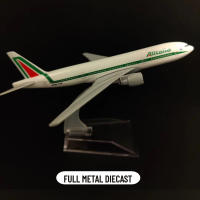 Replica De Avión De Metal Escala 1:400 ALITALIA Boeing Airbus Modelo Para Jóvenes Adultos Juguetes Miniatura De Avión - details 2