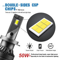 Lámparas De Faro LED Super Potentes ZTZPIE 6000K 300W Canbus EMC Para Coche Bombilla Antiniebla Universal 2pcs H1 H7 H4 H11 9005 9006 HB3 HB4 - details 1