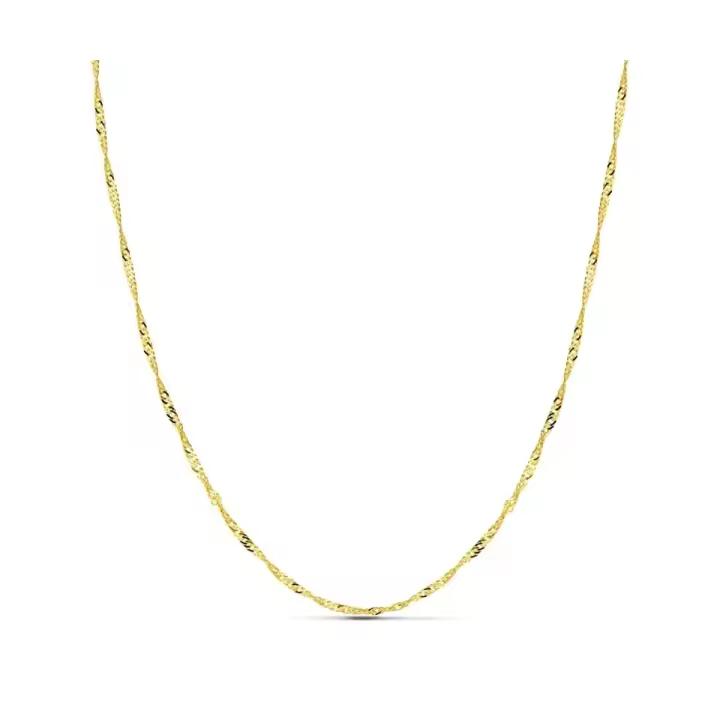 Cadena oro 18k maciza singapur 45 cm. 1,8 mm. 3.10 grs. - 1