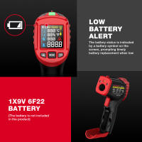 HABOTEST HT651D Termómetro Infrarrojo Con Láser Medidor De Temperatura No Contacto Industrial Rango -50-800℃ Digital Portátil - details 17