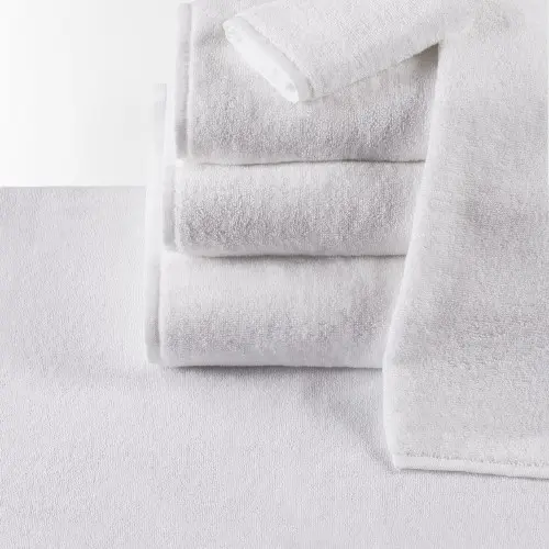 3 Toallas 'Hotel 5*' BAÑO 100x150 cm, 550 gsm, 100% CO, blanco, hotel, alta calidad textil y resistentes al lavado industrial - 1