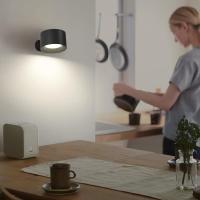 Lámpara de pared LED, Aplique de pared Interior 2 Pcs Puerto de carga USB, Control tácil 3 grados de Brillo temperature de 3 Colores Focos de pared libre giratorios Luces - details 3
