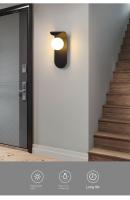 Lámpara De Pared Creativa LED Moderna En Negro Y Blanco Para Pasillo Escaleras Dormitorio Lámpara De Noche Arte Decoración Iluminación - details 2