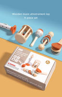 Juego De 5 Instrumentos Musicales Para Bebés Juguetes Educativos Sensory Rattle Montessori Regalos De Cumpleaños Para Niños - details 9
