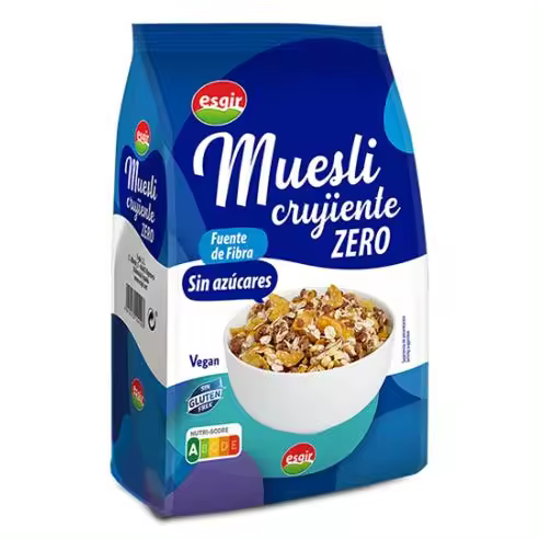 MUESLI CRUJIENTE ZERO (350G) - Esgir - 1