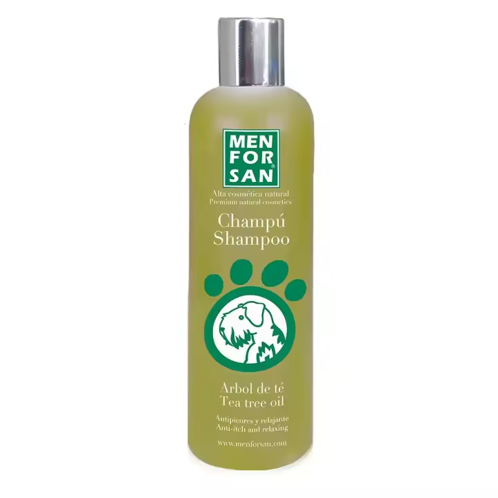 Menforsan Champú con Árbol de Té, Champú de Perros para Evita Picaduras, 300ml - 1