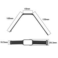 Correa De Pulsera Inteligente Xiaomi Redmi Band 2 En Silicona Reemplazo De Cinta De Muñeca Protector De Película Compatible Con XIAOMI Material De Goma - details 1