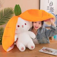 Muñeco De Peluche Transformable En Fresa Y Conejo De Zanahoria 25CM Juguete Suave Regalo Ideal Para Niños Y Adultos - details 3