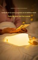 Lámpara De Noche LED Recargable En Forma De Pato De Silicona Para Niños Decoración De Habitación Luz De Noche Para Camastro Regalo De Cumpleaños - details 2