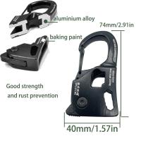 2pcs Ajustador De Cordón Para Tienda De Campaña 6mm 5m Cuerda Reflectante Para Atar Con Resorte Pulleyo Rápido Para Sombra - details 3