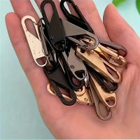 Kit De Reparación Instantánea Para Cremalleras Metálicas 10PCS Deslizador De Cremallera Desmontable Para Costura DIY Ropa Maletas Bolos Universal - details 0