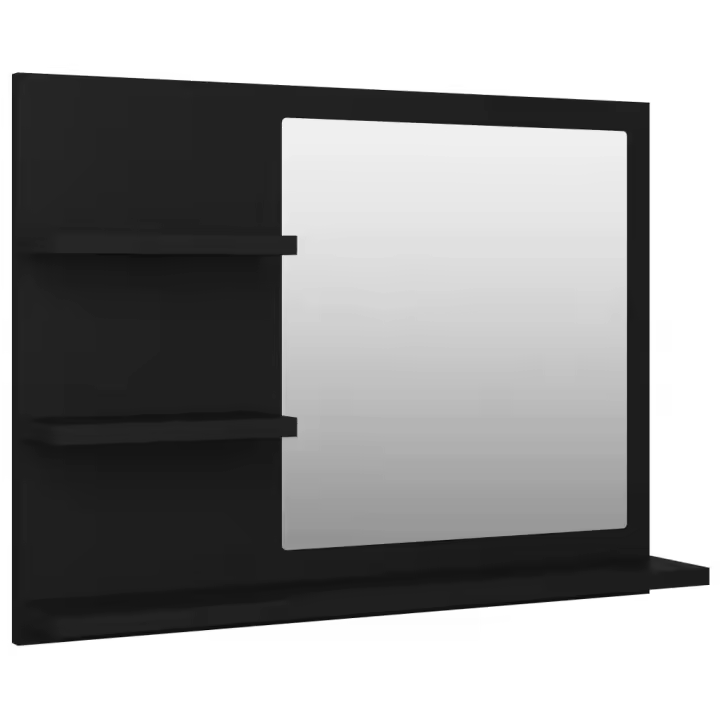 ¿Espejo de BA? O Madera Contrachapada Negro 60x10,5x45 cm - 1