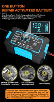 Cargador De Batería De Coche Inteligente EAFC 12V 6A Con Pantalla LCD Reparación De Pulso Automático Mantenimiento Para Baterías De Agua Y Ácido Lead-Acid - details 7