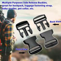 Hepillas Clips para mochilas Hebillas de Liberación lateral with deslizamiento triple Hebillas de repuesto Clip para reparación de mochilas Correa de sujeción de equipamiento para mascotas - details 0
