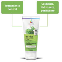 Cream Árbol del Tete, Crema Natural con Arbol de Te 100 mL Colors Of Life Cream Árbol del Tete, Antibacterial, Cream Antiséptica Loción Corporal Árbol de té, Cream Acné - details 1