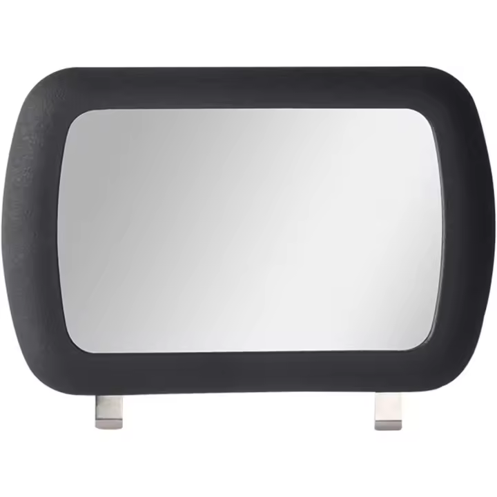 1 Espejo de Vanidad para Visera Solar de Coche con Clip | Protección Solar HD | Maquillaje y Visión Trasera | Accesorios Universales para SUV y Camión - 1