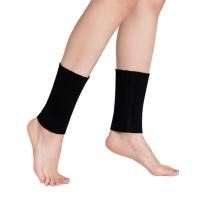 Calentadores De Piernas De Lana Tejida Para Mujer Invierno Punk Gótico Solido Deporte Al Aire Libre Térmico Protección De Tobillo En Cashmere - details 4
