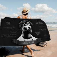 Toalla De Playa Absorbente Y Secado Rápido De Microfibra Para Músicos Y Cantantes Rapper 2Pac T-Tupac Toalla De Yoga Deporte Y Viaje Tamaño 76x182cm - details 3