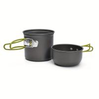 Juego de Utensilios de Cocina para Acampar: Soporte de Trípode de Acero Inoxidable Estufa Taza Kit de Tenedor y Cuchara Ideal para Mochileros Senderismo y Picnics BOPORO - details 6