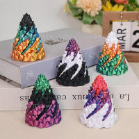 Juguete Antiestrés Passthrough De 3D Imprimido Pirámide Imposible Con Cono Espiral Decoración De Escritorio De Árbol De Navidad Juguete Interactivo Para Alivio Del Estrés - details 9