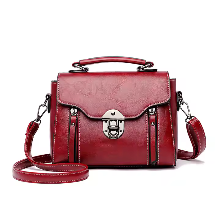 Bolso De Hombro Para Mujer Nueva Diseño De Cerradura En PU Gran Capacidad Bolso Cruzado Moda Bolsos Tote Mensajero - 1