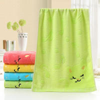 Toalla De Baño Para Adultos De Fibra De Bambú Suave Con Patrón De Animales Fashion Toalla Rápida De Secado Toalla De Cara Del Hogar Roba De Baño - details 11