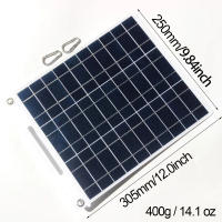 Cargador Solar De 100W Con Dos Puertos USB Impermeable Y Portátil Para Camping Al Aire Libre Senderismo Y Dispositivos De Emergencia Panel Solar Monocrómico De Alta Eficiencia - details 2