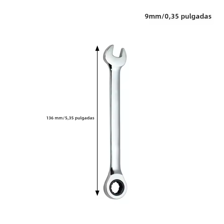 Llave De Escalonada Universal Herramienta De Anillo De Engranajes Conjunto De Llaves De 6-7-8-9-10-11-12-13-14-15-16-17mm Herramientas De Reparación - 1