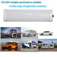 Lámpara LED Para Techo De Camión 72LED 12V 24V Para Interior De RV Camper Barco Y Vehículo Iluminación Tri-row Recta 6500K - details 8