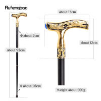 Bastón De Moda Crane Con Pedernal Elegante Bastón De Caminar Para Caballeros Cosplay Con Knob Crosier 93cm Acero Y Aleación De Aluminio - details 2