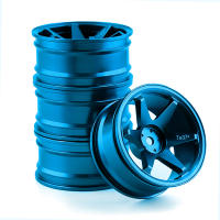 Rueda De Aleación De Aluminio Para Coche De Desplazamiento En Carretera 1/10 HSP Tamiya HPI Kyosho Sakura D5 TT02 Hub De Rueda Metálica Para Modelos De Carreras - details 4